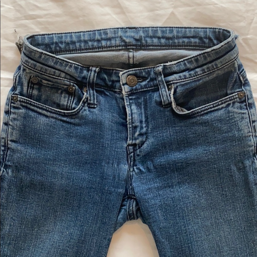 HELMUT LANG - Stretch Denim with Boot Cut Leg
